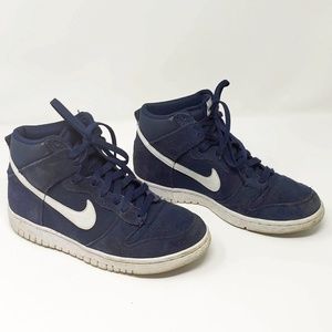 Nike Dunk High binary blue/white sneakers 6Y/7.5W